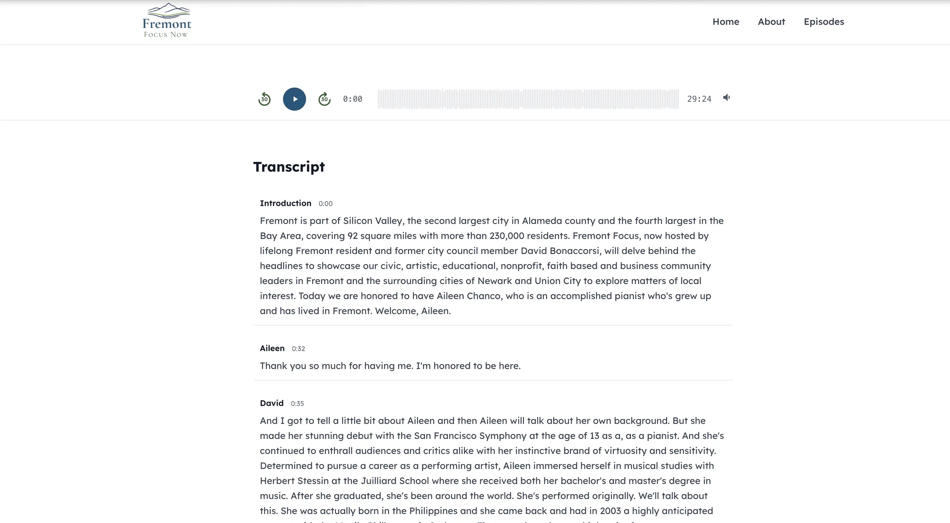 Fremont Focus Now project